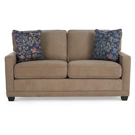 Transitional Apartment-Size Sofa