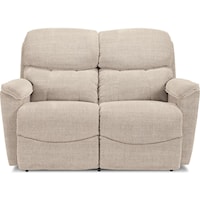 Casual Power Reclining Loveseat with USB Charging Ports