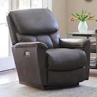 Casual Power Wall Saver Recliner with USB Charging Port