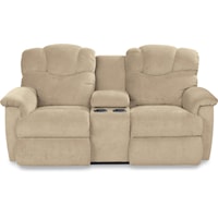 Reclining Loveseat with Console and Cup Holders