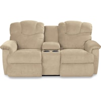 Power Reclining Loveseat with Cupholder Storage Console & USB Ports