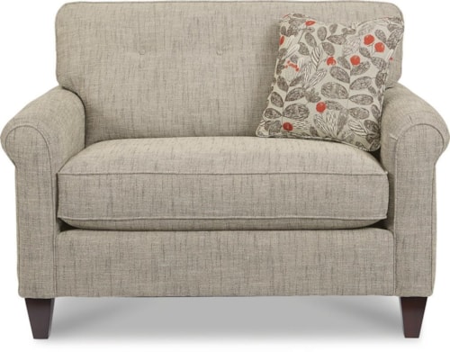 Rolled Arm Chair-and-a-Half