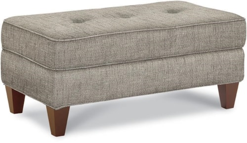 Button Tufted Ottoman