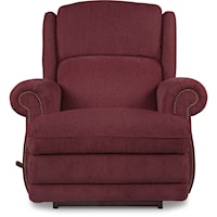 Swivel Glider Recliner with Nailhead Studs