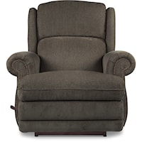 Swivel Glider Recliner with Nailhead Studs