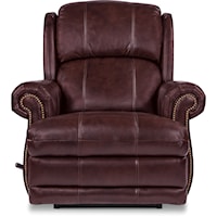 Swivel Glider Recliner with Nailhead Studs