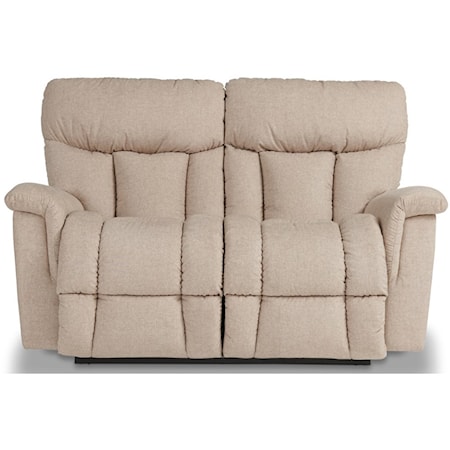 Power Reclining Loveseat w/ Headrest & Lumba