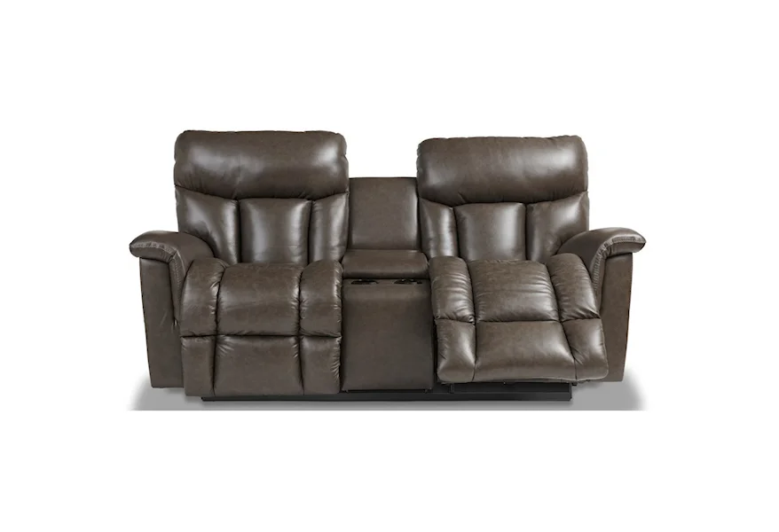 Mateo Wall Reclining Loveseat w/ Console by La-Z-Boy at SuperStore
