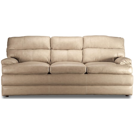 Miles Top Grain Leather Match Sofa