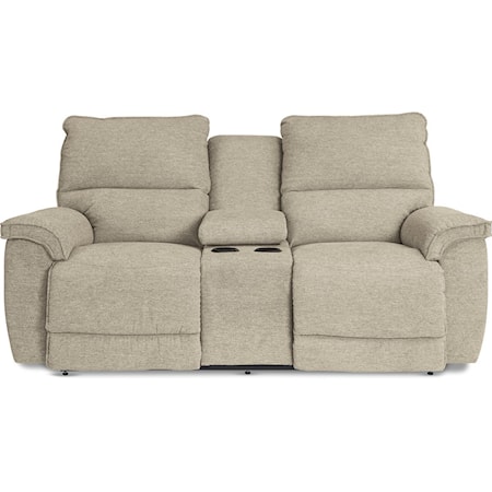 Power Recline Love w/ Console & Pwr Headrest