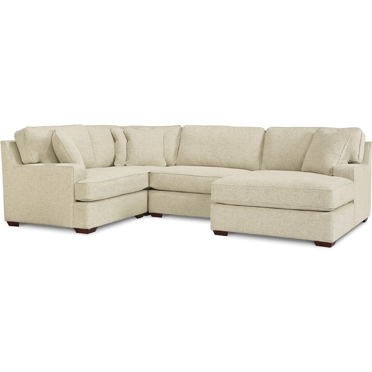 La-Z-Boy Paxton 3-Seat Sectional Sofa w/ Right Chaise