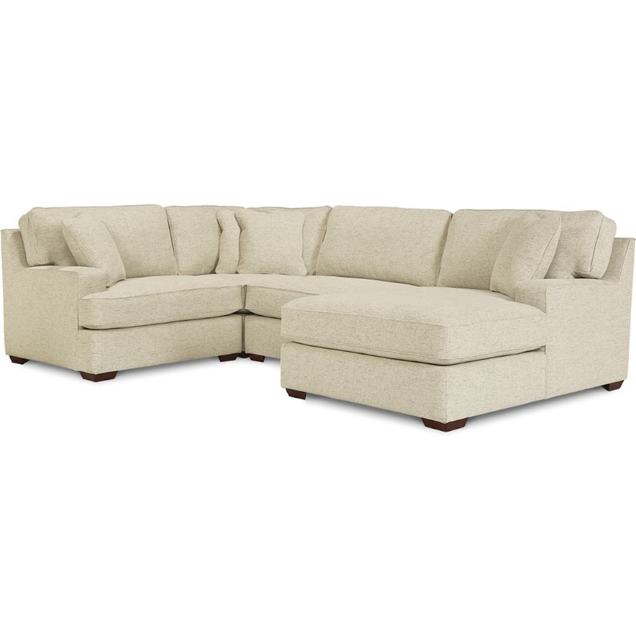 La-Z-Boy Paxton 3-Seat Sectional Sofa w/ Right Chaise
