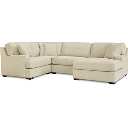 3-Seat Sectional Sofa w/ Right Chaise