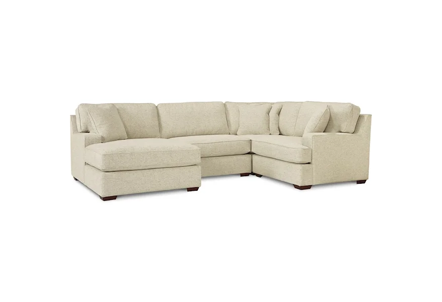 Paxton 3-Seat Sectional Sofa w/ Left Chaise by La-Z-Boy at Conlin's Furniture