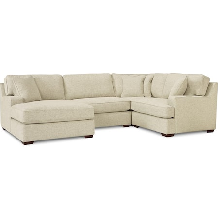 3-Seat Sectional Sofa w/ Left Chaise