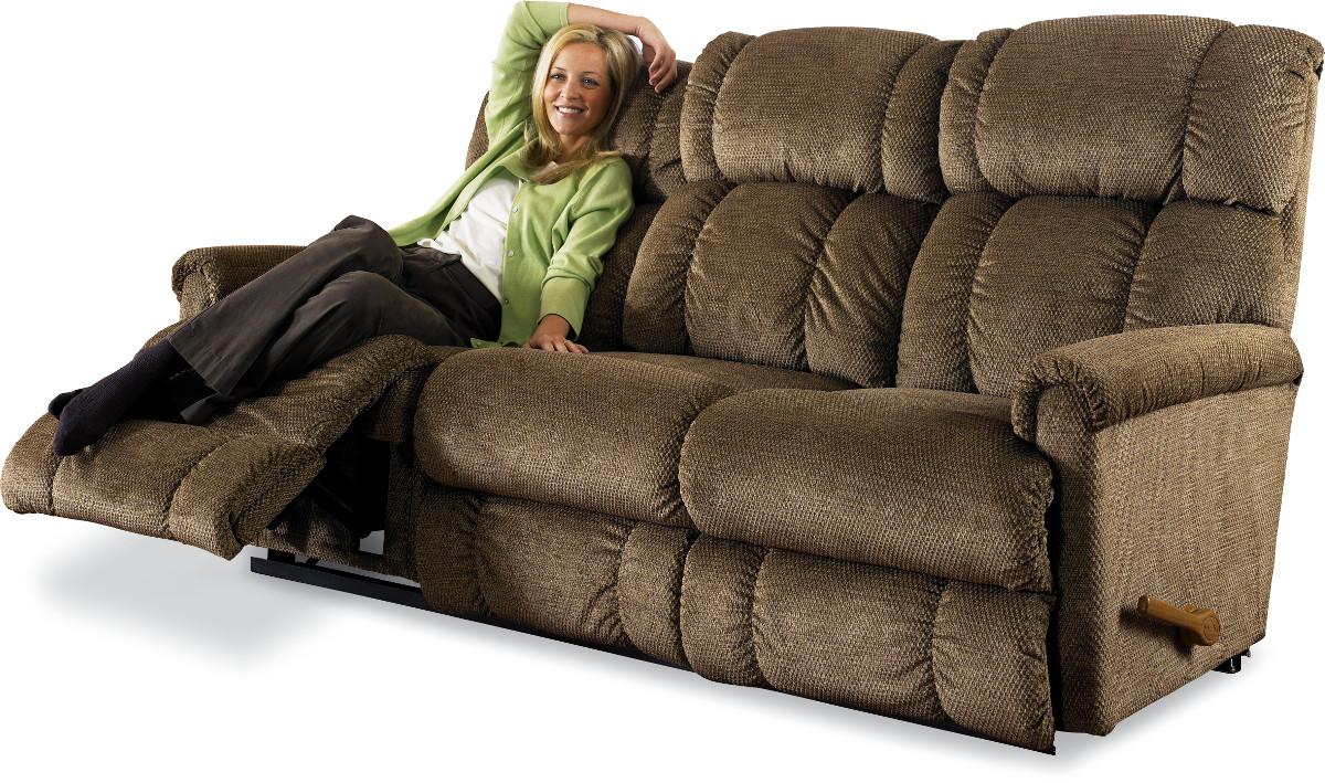 LaZBoy Pinnacle Reclining Wall Saver Sofa Conlin's Furniture
