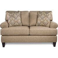 Transitional Loveseat with Premier ComfortCore Cushions