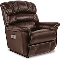 Casual Oversized Big Man Power Wall Saver Recliner with Power Headrest, Lumbar, USB Port