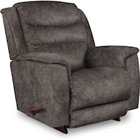 Casual Power Big and Tall Rocker Recliner with Power Headrest, Lumbar, USB Port