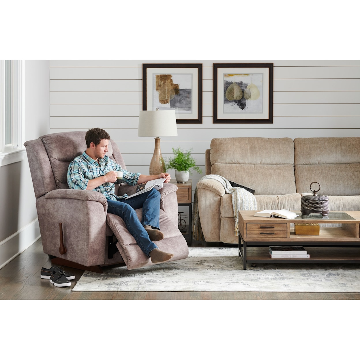 La-Z-Boy Redwood Power Rocking Recliner