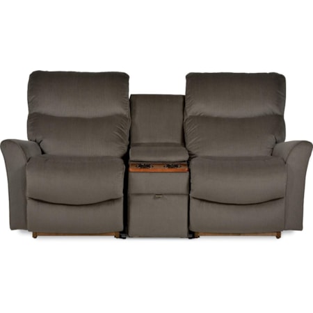 3 Pc Reclining Loveseat w/ Storage Console