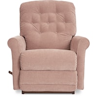 Casual Swivel Gliding Recliner with  Button Tufting