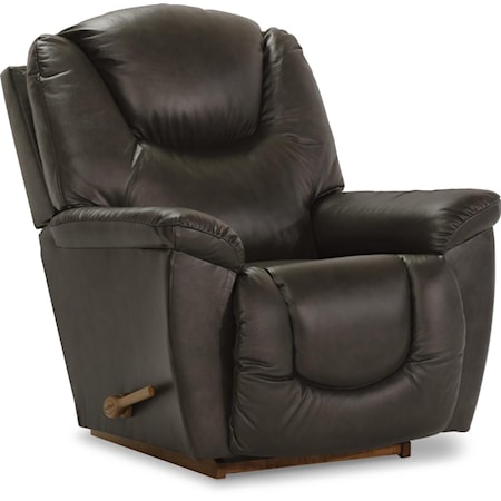 Shane Leather Chaise Rocker Recliner