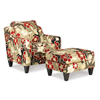 Chair and Ottoman Set