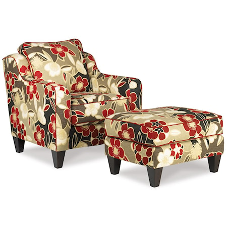 Chair & Ottoman Set