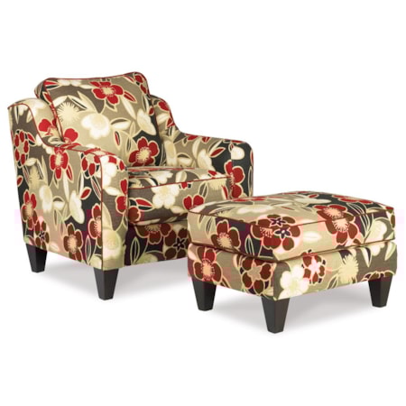 Chair & Ottoman Set