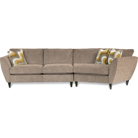 2 Pc Sectional Sofa with LAS Cuddler