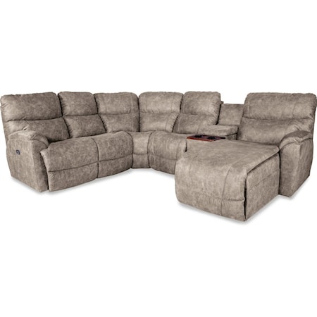 2 Recliner Sofa w/ Left Sitting Chaise