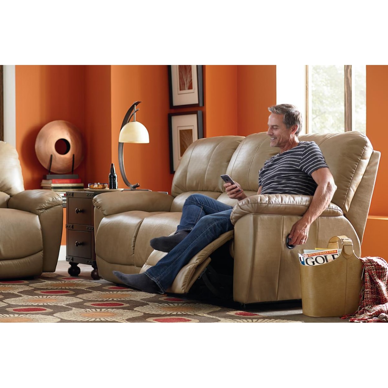 La-Z-Boy Tyler Power La-Z-Time® Full Reclining Sofa