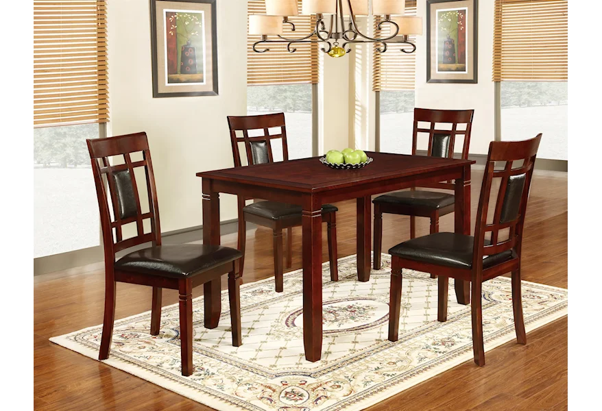Arthur 5 Pc Dining Group by Lacey Furniture at Royal Furniture