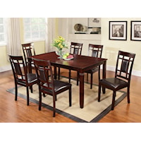 Dining Table with Six Chairs