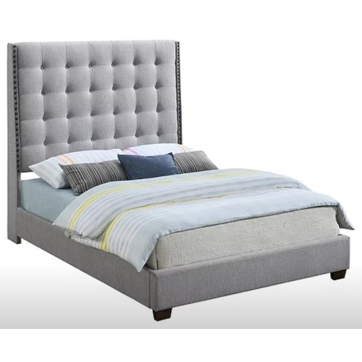 Lacey Furniture Regency Gray Regency Queen Bed