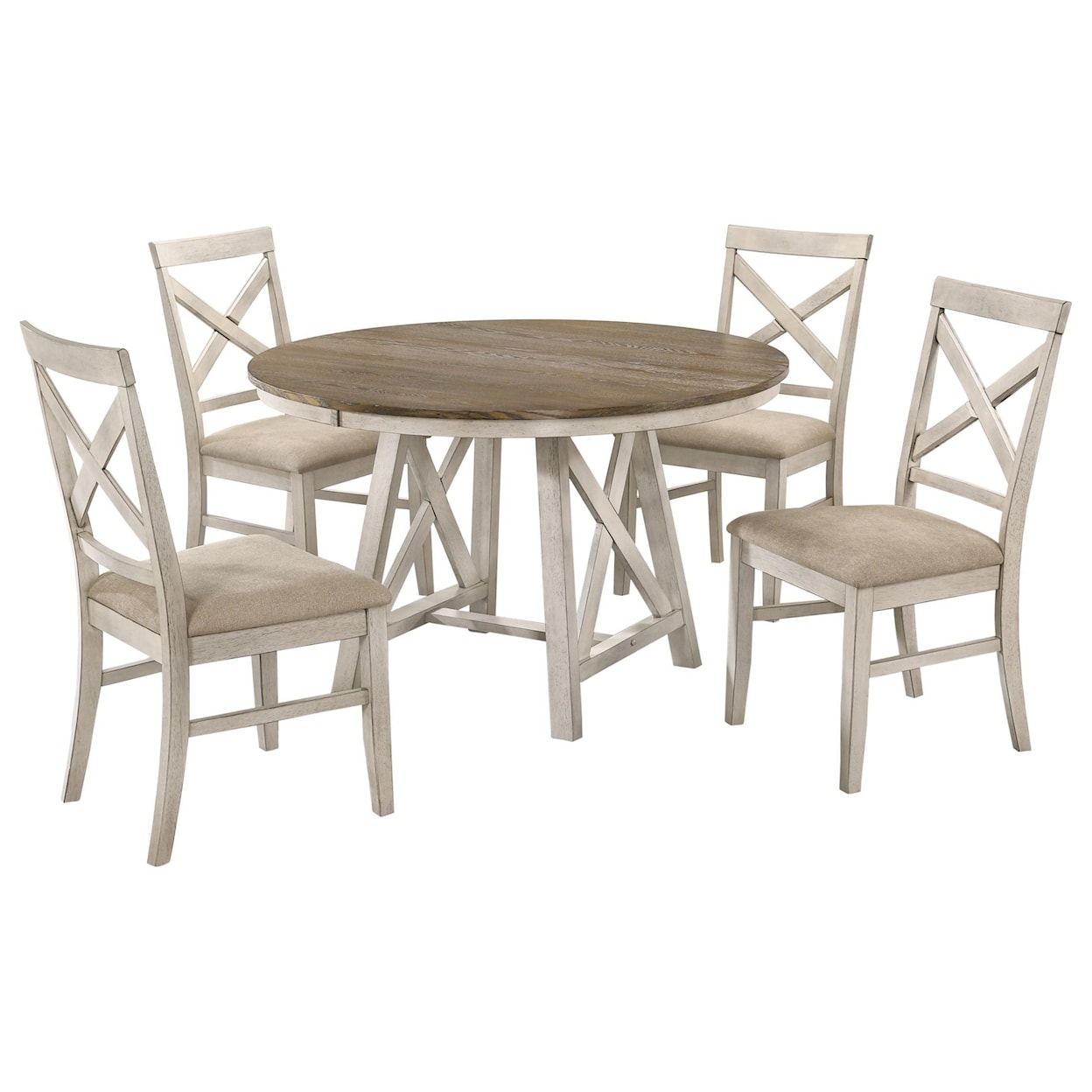 Lacey Furniture Somerset Dining Table with Four Chairs