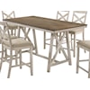 Lacey Furniture Somerset Counter Height Dining Table with Six Chairs