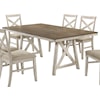 Lacey Furniture Somerset Dining Table with Six Chairs