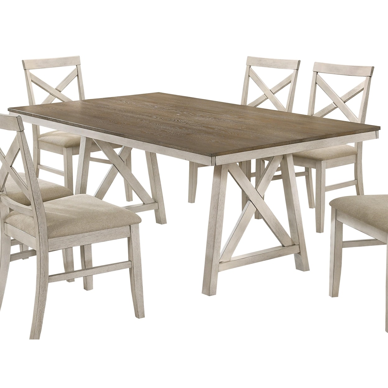 Lacey Furniture Somerset Dining Table with Six Chairs