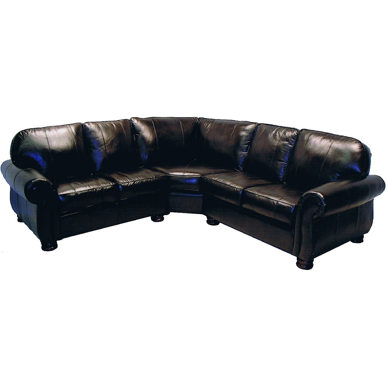 LaCrosse 8611 Leather Sectional