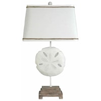 Coral Sand Dollor Lamp