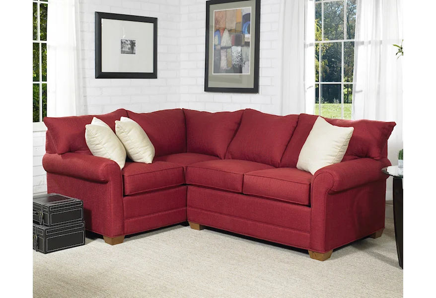 110 Loveseat Sectional Group by Lancer at Sheely's Furniture & Appliance
