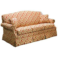 Traditional Short Sofa with Skirt
