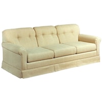 Queen Sofa Sleeper with Tufted Seat Back