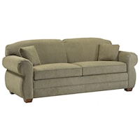 Queen Sleeper Sofa with Rolled Arms