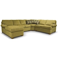 Transitional 4-Piece Sectional
