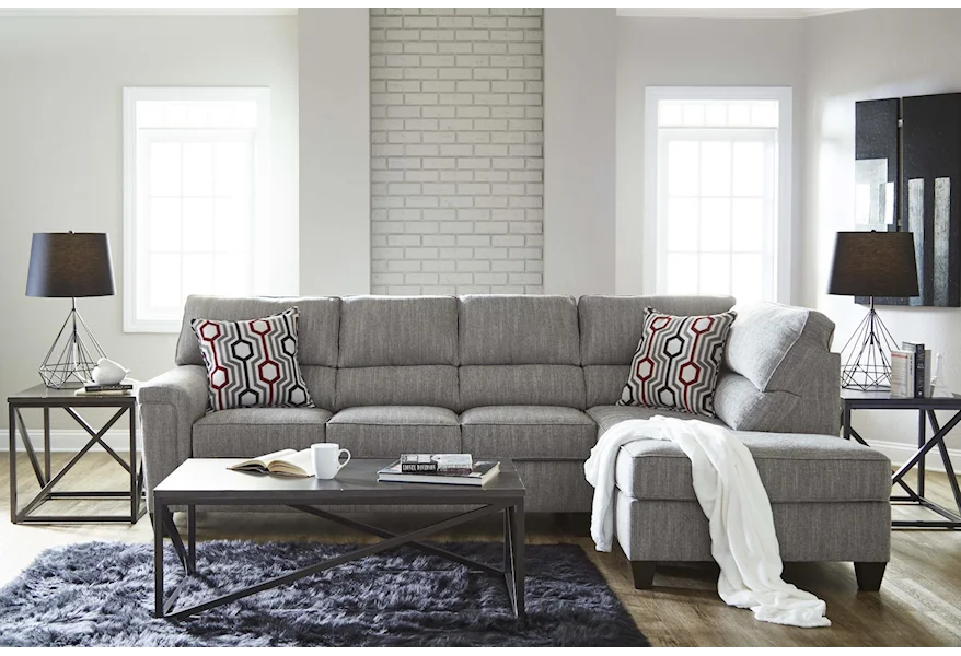 2015 2pc RAF Sectional Sofa by Lane at Del Sol Furniture