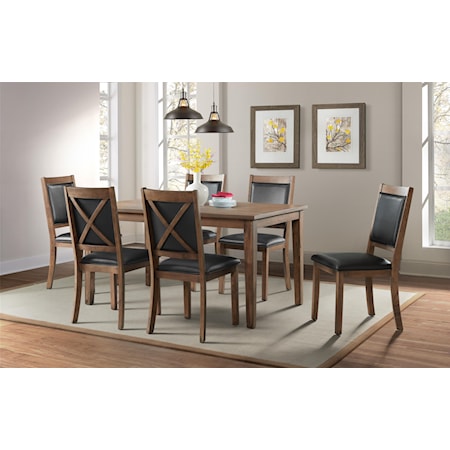 Idlewild Dining Table and 6 Chairs