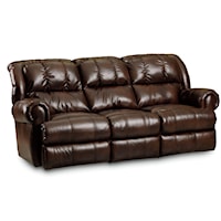 Double Reclining Sofa with Rolled Arms